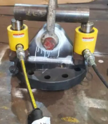 Pad-eye pull test