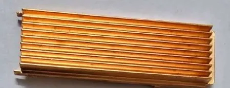 Copper plating of zinc alloy profiles